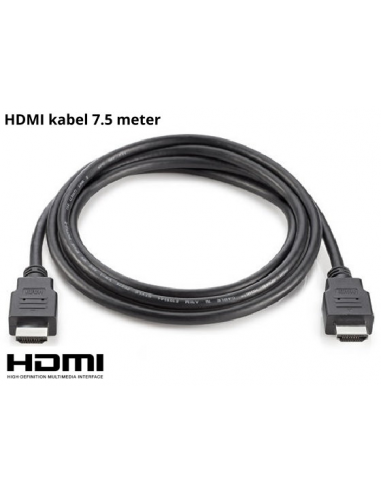 HDMI kabel 7.5 mtr zwart